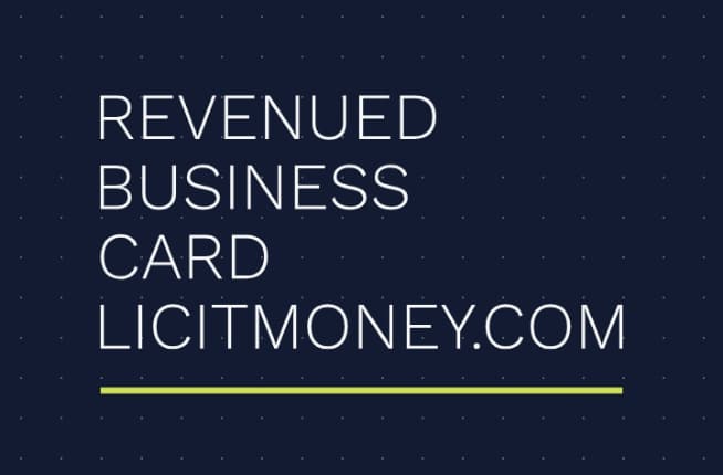 Revenued Business Card LicitMoney Logo