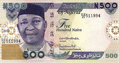 N500 Nigerian Naira Note Image